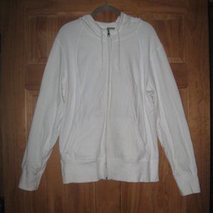 C9 by Champion White Hooded Zip Up Jacket